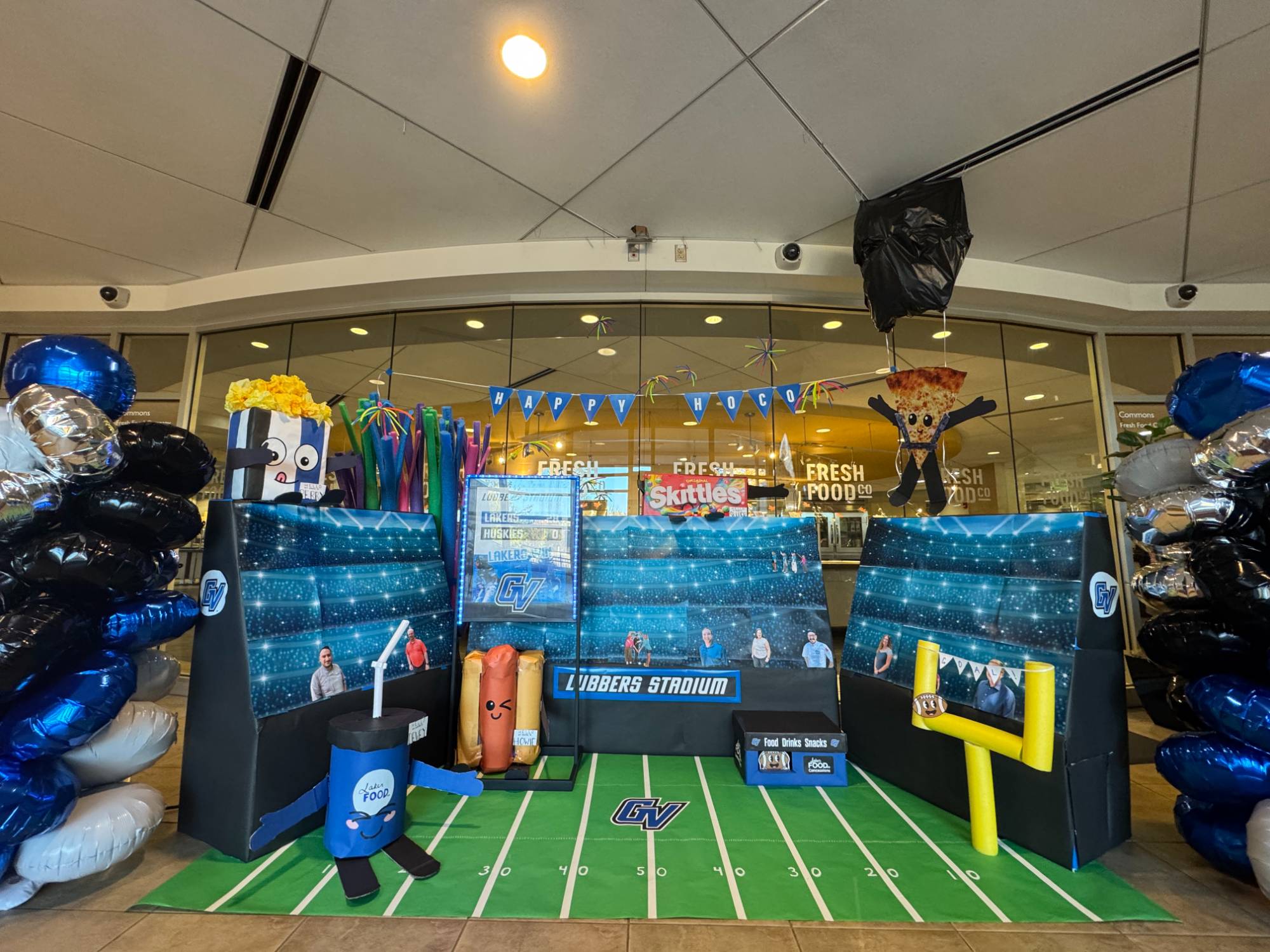 Laker Food Co entrance decorations, Lubbers Stadium
